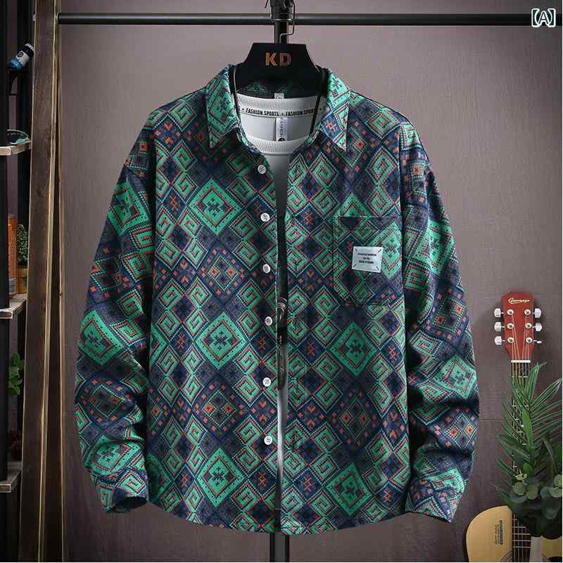 春 コーデ メンズ 用 服 シンプル ファッション オシャレ 大人 かっこいい 紳士服 長袖 シャツ 春秋 デニムジャケット カジュアル 通勤スタイル 重ね着コーデ ゆったりシルエット 軽アウター