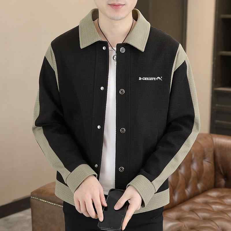 Other - 春 コーデ メンズ 用 服 シンプル ファッション オシャレ 大人 かっこいい 紳士服 カジュアル コート ジャケット カジュアル 通勤スタイル 重ね着コーデ ゆったりシルエット 軽アウター