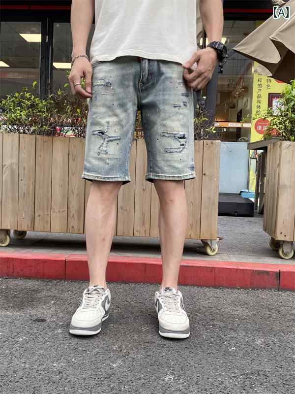 春 コーデ メンズ 用 服 シンプル ファッション オシャレ 大人 かっこいい 紳士服 五分丈 スリムフィット 夏 デニムパンツ カジュアル 通勤スタイル 重ね着コーデ ゆったりシルエット 快適フィット 動きやすい デイリー