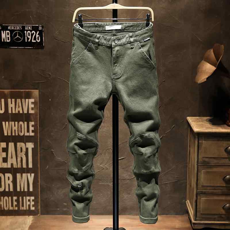 春 コーデ メンズ 用 服 シンプル ファッション オシャレ 大人 かっこいい 紳士服 アメリカン スリム ジーンズ アーミーグリーン カジュアル 通勤スタイル 重ね着コーデ ゆったりシルエット 快適フィット 動きやすい デイリー