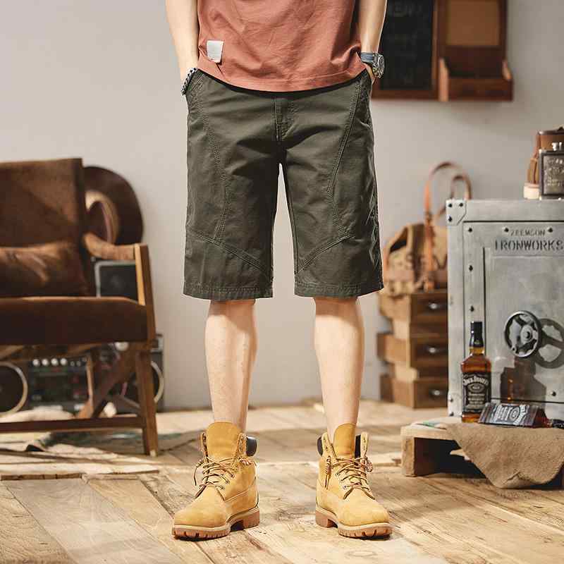Rakuten - 春 コーデ メンズ 用 服 シンプル ファッション 大人 紳士服 アメリカン カジュアル ゆったり 五分丈 ハーフ 綿 パンツ ワークパンツ 夏 カジュアル 通勤スタイル 重ね着コーデ ゆったりシルエット 快適フィット 動きやすい デイリー