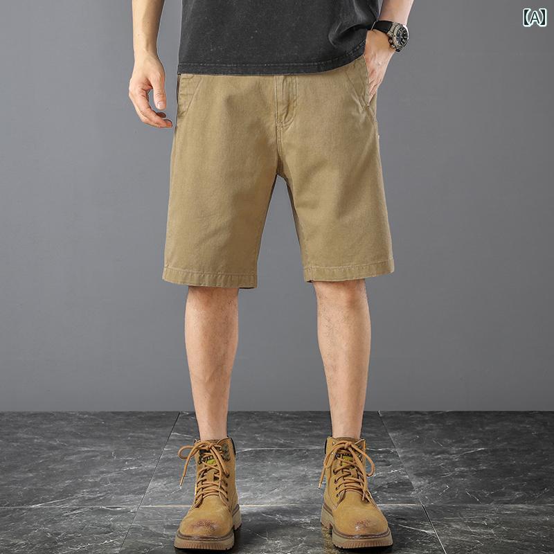 春 コーデ メンズ 用 服 シンプル ファッション オシャレ 大人 かっこいい 紳士服 カジュアル ストレート ポケット パンツ 夏 カジュアル 通勤スタイル 重ね着コーデ ゆったりシルエット 快適フィット 動きやすい デイリー