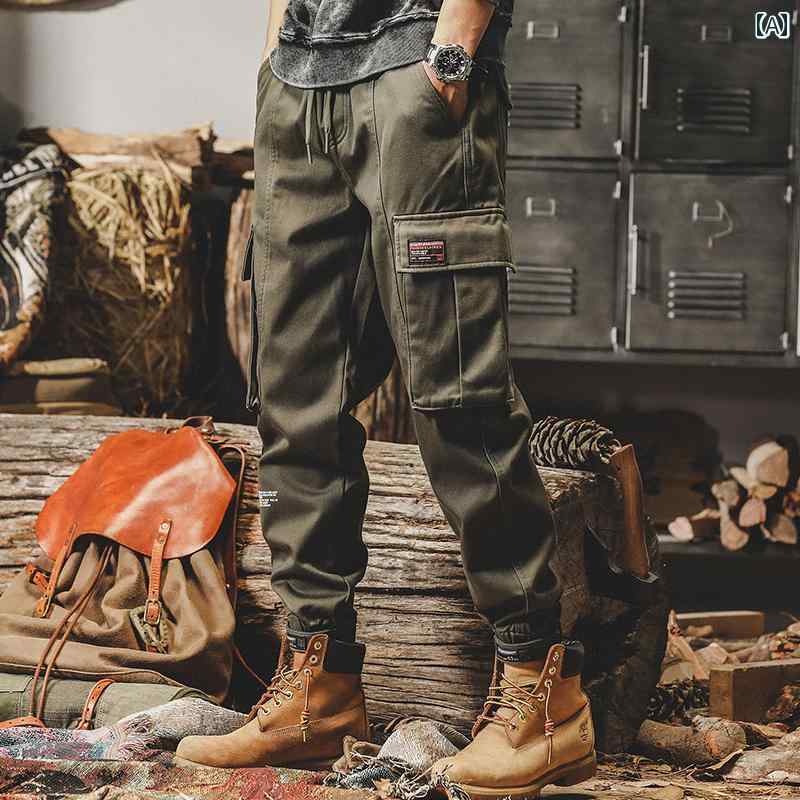 春 コーデ メンズ 用 服 シンプル ファッション オシャレ 大人 紳士服 アメリカン カジュアル ストレート ミリタリーグリーン パンツ カジュアル 通勤スタイル 重ね着コーデ ゆったりシルエット 快適フィット 動きやすい デイリー