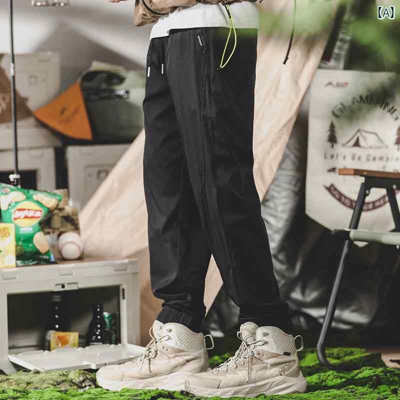 春 コーデ メンズ 用 服 シンプル ファッション 大人 紳士服 アメリカン スポーツ カジュアル ゆったり ストレート パンツ 速乾 夏 カジュアル 通勤スタイル 重ね着コーデ ゆったりシルエット 快適フィット 動きやすい デイリー