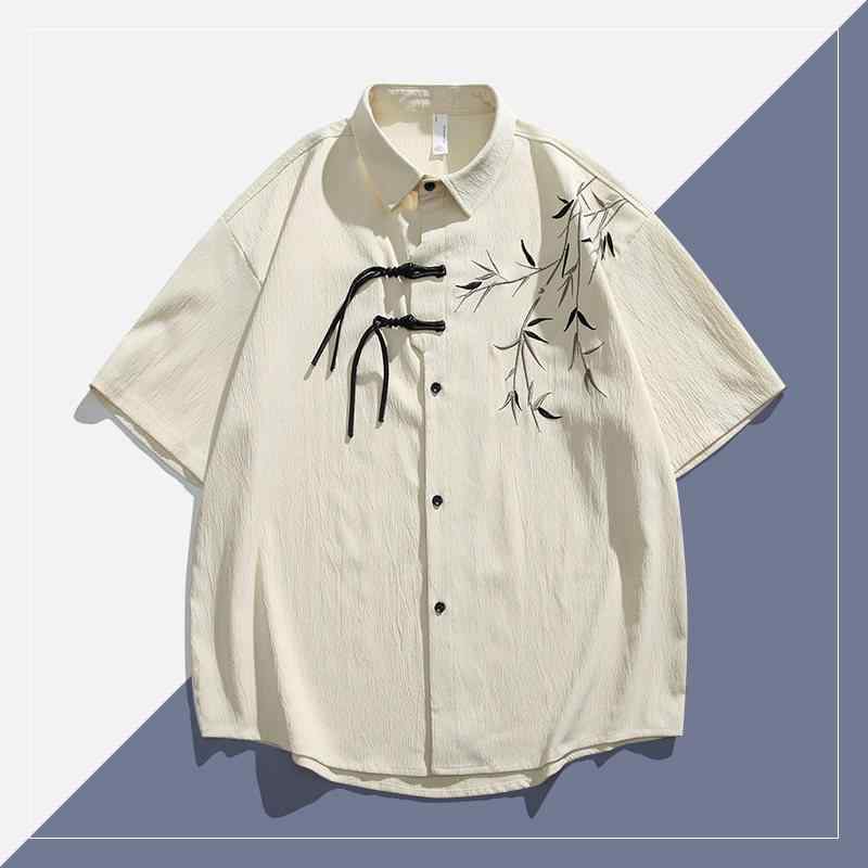Rakuten - 春 コーデ メンズ 用 服 シンプル ファッション オシャレ 大人 かっこいい 紳士服 カジュアル ゆったり 半袖 シャツ ハイエンド カジュアル 通勤スタイル 重ね着コーデ ゆったりシルエット さらっと着 普段使い