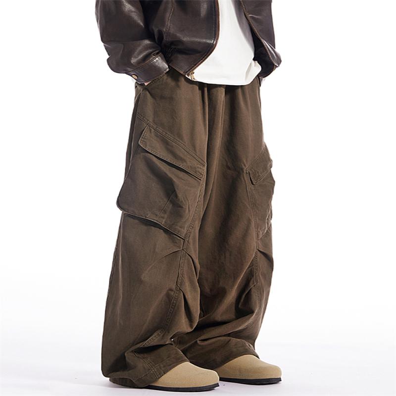 春 コーデ メンズ 用 服 シンプル ファッション 大人 紳士服 アメリカン カジュアル ゆったり ストレート ワイド パンツ ドレープ カジュアル 通勤スタイル 重ね着コーデ ゆったりシルエット 快適フィット 動きやすい デイリー