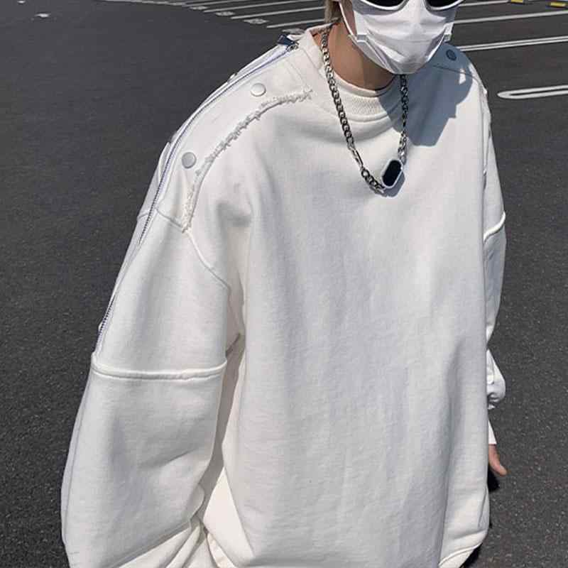 春 コーデ メンズ 用 服 シンプル 大人 紳士服 アメリカン ストリート カジュアル ゆったり ラウンドネック 男女兼用 春 スウェットシャツ カジュアル 通勤スタイル 重ね着コーデ ゆったりシルエット さらっと着 普段使い