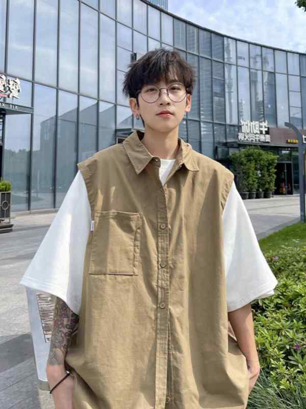 春 コーデ メンズ 用 服 シンプル ファッション オシャレ 大人 かっこいい 紳士服 カジュアル 五分丈 半袖 シャツ ワークシャツ 夏 カジュアル 通勤スタイル 重ね着コーデ ゆったりシルエット さらっと着 普段使い