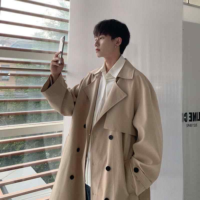 春 コーデ メンズ 用 服 シンプル ファッション オシャレ 大人 かっこいい 紳士服 カジュアル ゆったり ジャケット ハイエンド カーキ 春秋 カジュアル 通勤スタイル 重ね着コーデ ゆったりシルエット 軽アウター
