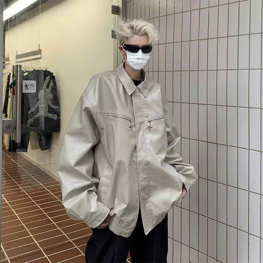 春 コーデ メンズ 用 服 シンプル ファッション オシャレ 大人 紳士服 アメリカン カジュアル ゆったり ライダース ハイエンド ユニセックス PUレザージャケット カジュアル 通勤スタイル 重ね着コーデ ゆったりシルエット 軽アウター 春 コーデ メンズ 用 服 シンプル ファッション オシャレ 大人 紳士服 アメリカン カジュアル ゆったり ライダース ハイエンド ユニセックス PUレザージャケット カジュアル 通勤スタイル 重ね着コーデ ゆったりシルエット 軽アウター