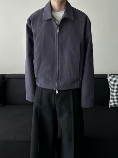 春 コーデ メンズ 用 服 シンプル ファッション オシャレ 大人 かっこいい 紳士服 ワイド ジャケット ジッパー ダークパープル ダーク カジュアル 通勤スタイル 重ね着コーデ ゆったりシルエット 軽アウター 春 コーデ メンズ 用 服 シンプル ファッション オシャレ 大人 かっこいい 紳士服 ワイド ジャケット ジッパー ダークパープル ダーク カジュアル 通勤スタイル 重ね着コーデ ゆったりシルエット 軽アウター