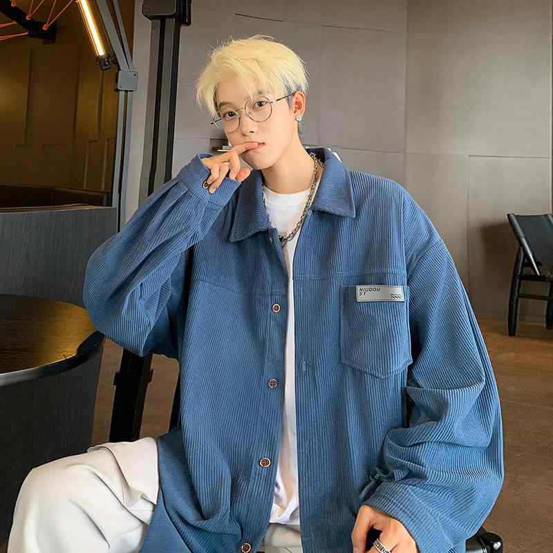 春 コーデ メンズ 用 服 シンプル ファッション オシャレ 大人 かっこいい 紳士服 アメリカン カジュアル 長袖 シャツ ジャケット ハイエンド 通勤スタイル 重ね着コーデ ゆったりシルエット 軽アウター（楽天・リコット）