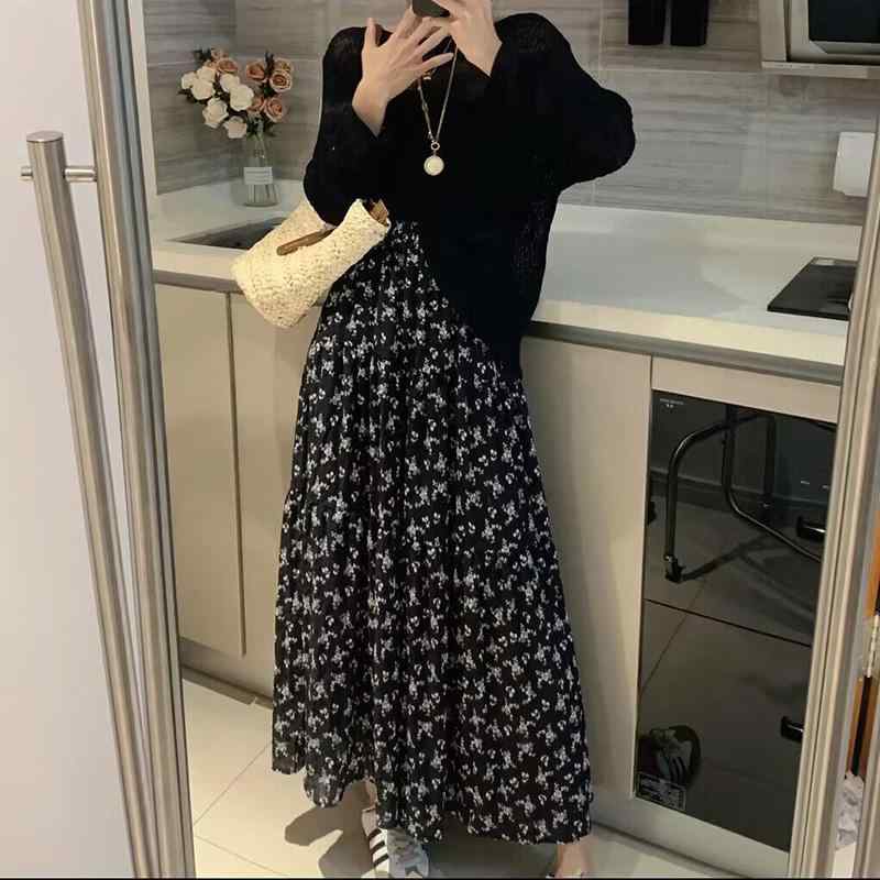 春 コーデ レディース ファッション オシャレ カワイイ シンプル きれいめ ナチュラル 上品カジュアル 婦人服 ストレッチ ウエスト 花柄 スカート 夏 ハイウエスト スリム カジュアル Aラインのサムネイル