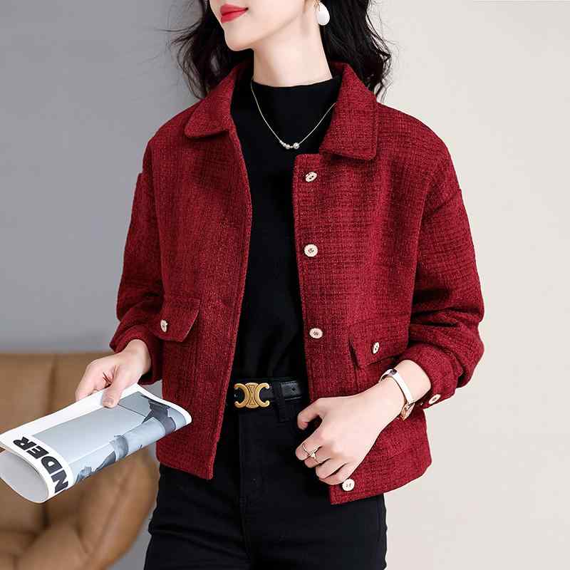 Rakuten - 春 コーデ レディース ファッション オシャレ カワイイ シンプル きれいめ ナチュラル 上品カジュアル 婦人服 ホワイト カラー 赤 カジュアル ジャケット コート トップス