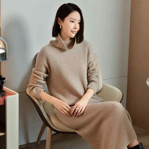 春 コーデ レディース ファッション オシャレ カワイイ シンプル きれいめ ナチュラル 上品カジュアル 婦人服 ハイネック ウール ドレス スリム ニット スカート 春 コーデ レディース ファッション オシャレ カワイイ シンプル きれいめ ナチュラル 上品カジュアル 婦人服 ハイネック ウール ドレス スリム ニット スカート