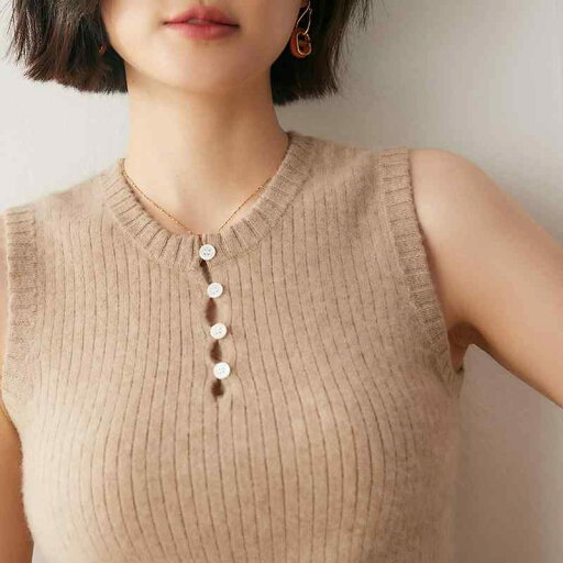 春 コーデ レディース ファッション オシャレ カワイイ シンプル きれいめ ナチュラル 上品カジュアル 婦人服 ベスト ラウンドネック セーター ハイエンド ノースリーブ チョッキ 春 コーデ レディース ファッション オシャレ カワイイ シンプル きれいめ ナチュラル 上品カジュアル 婦人服 ベスト ラウンドネック セーター ハイエンド ノースリーブ チョッキ