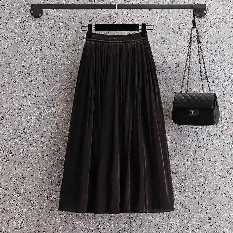 春 コーデ レディース ファッション オシャレ カワイイ シンプル きれいめ ナチュラル 上品カジュアル 婦人服 ホワイト カラー 夏 スリムフィット ハイウエスト メッシュ ミドル丈 スカート