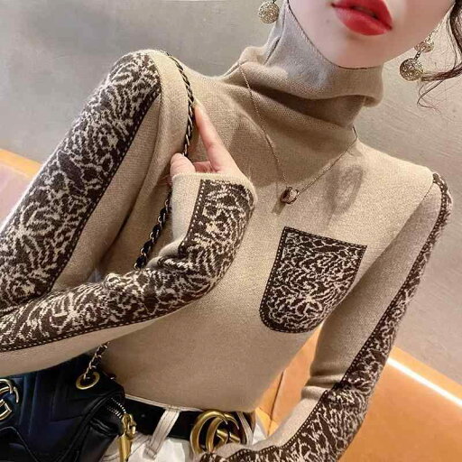 春 コーデ レディース ファッション オシャレ カワイイ シンプル きれいめ ナチュラル 上品カジュアル 婦人服 タートルネック セーター シャツ ハイエンド スタイリッシュ スリム ニット インナーウェア 春 コーデ レディース ファッション オシャレ カワイイ シンプル きれいめ ナチュラル 上品カジュアル 婦人服 タートルネック セーター シャツ ハイエンド スタイリッシュ スリム ニット インナーウェア