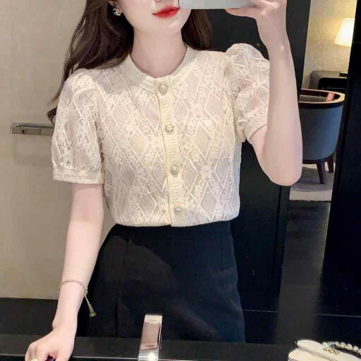 春 コーデ レディース ファッション オシャレ カワイイ シンプル きれいめ ナチュラル 上品カジュアル 婦人服 ホワイト カラー 夏 レース トップス シャツ フレンチ風シック 春 コーデ レディース ファッション オシャレ カワイイ シンプル きれいめ ナチュラル 上品カジュアル 婦人服 ホワイト カラー 夏 レース トップス シャツ フレンチ風シック