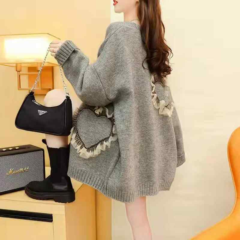 春 コーデ レディース ファッション オシャレ カワイイ シンプル きれいめ ナチュラル 上品カジュアル 婦人服 セーター カーディガン ゆったり ニット ジャケット