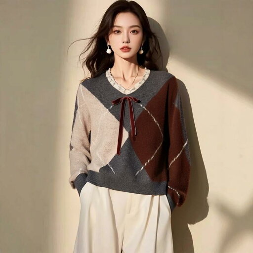 春 コーデ レディース ファッション オシャレ カワイイ シンプル きれいめ ナチュラル 上品カジュアル 婦人服 クラシック フレンチ風 Vネック セーター プルオーバー ジャケット 春 コーデ レディース ファッション オシャレ カワイイ シンプル きれいめ ナチュラル 上品カジュアル 婦人服 クラシック フレンチ風 Vネック セーター プルオーバー ジャケット