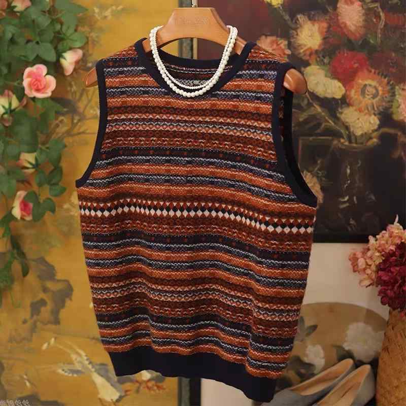 マルチカラー カラフル ベスト Mサイズ COOGI カーディガン Mサイズ カラフル COOGI カーディガン M マルチ