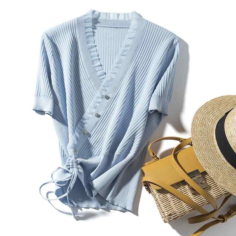 春 コーデ レディース ファッション オシャレ カワイイ シンプル きれいめ ナチュラル 上品カジュアル 婦人服 Vネック 斜め ウエスト ニット セーター