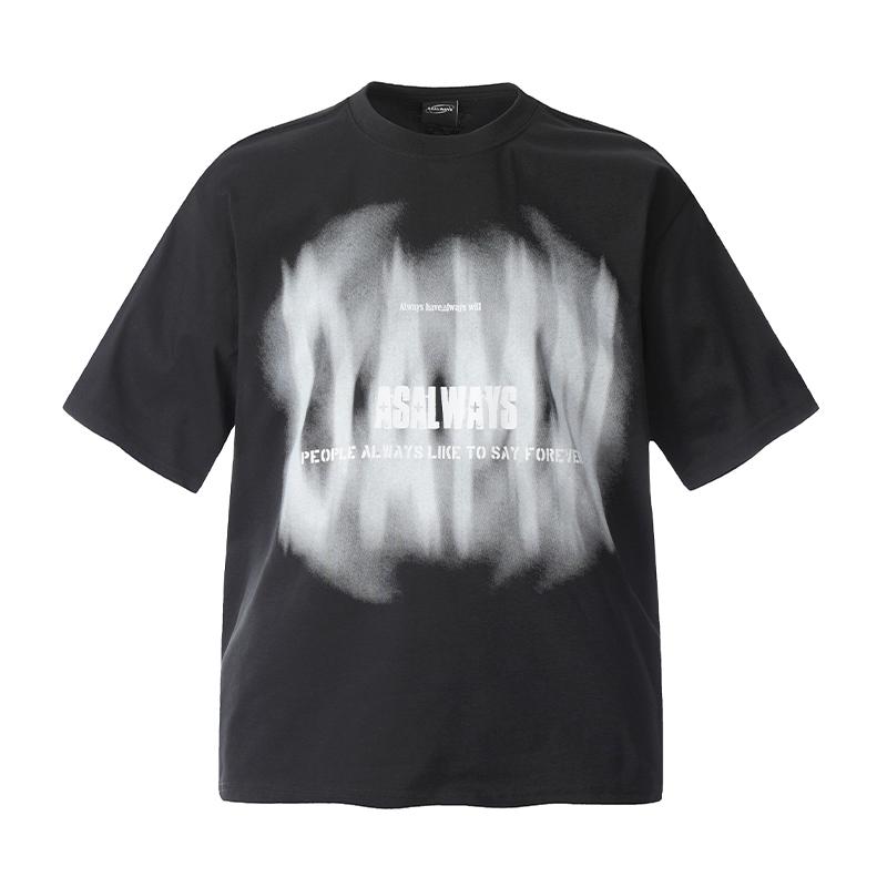 メンズ ファッション 服 用 オシャレ シンプル 大人 かっこいい 大きいサイズ ストリート 紳士服 アメリカン 夏 プリント 半袖 Tシャツ レトロ ゆったり 綿