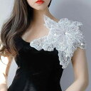 アクセサリー レディース ファッション 小物 上品スタイル コーディネート パーティー アイテム ブローチ 多層 スパンコール 立体 フラワー コサージュ