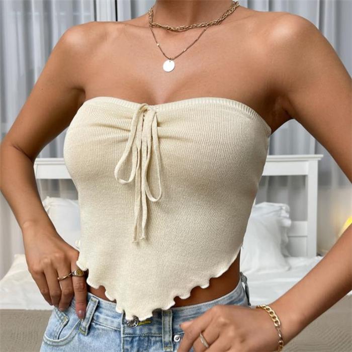 レディース ファッション 服 オシャレ カワイイ 女性用 シンプル クロップ タンクトップ