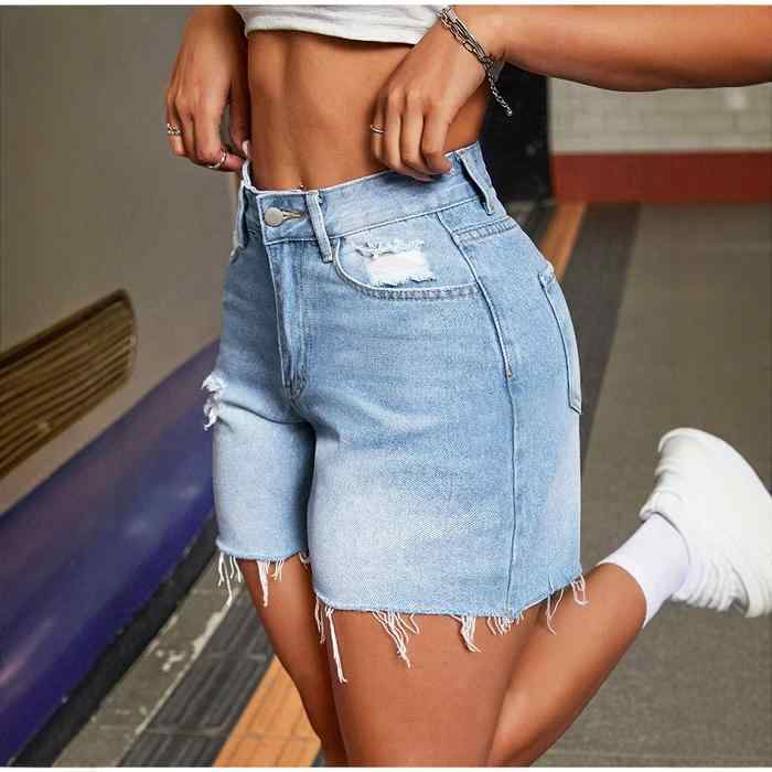 レディース ファッション 服 オシャレ カワイイ 女性用 シンプル ストレッチ ハイウエスト デニム パンツ ジーンズ