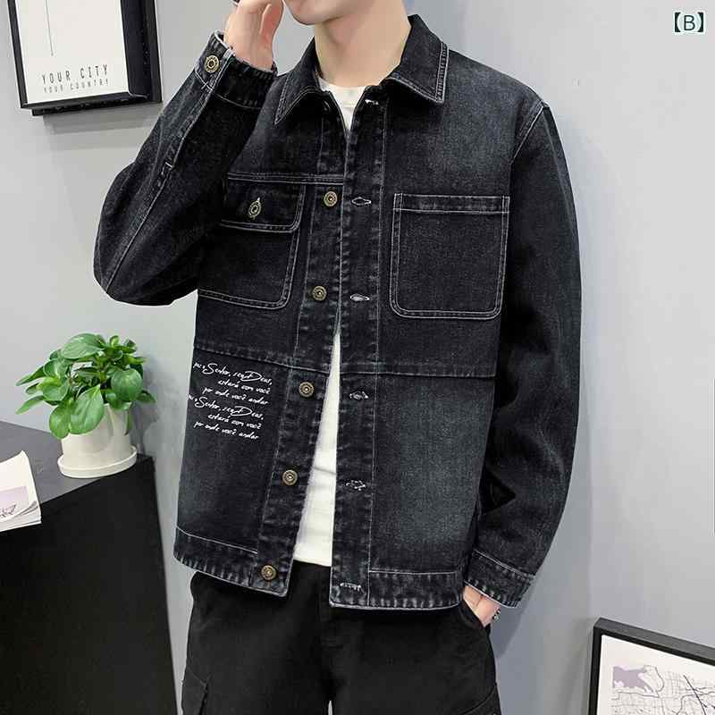 メンズ ファッション 服 男性用 オシャレ シンプル 大人 かっこいい ストリート デニム 長袖 シャツ ジャケット トップ トップス 紳士服
