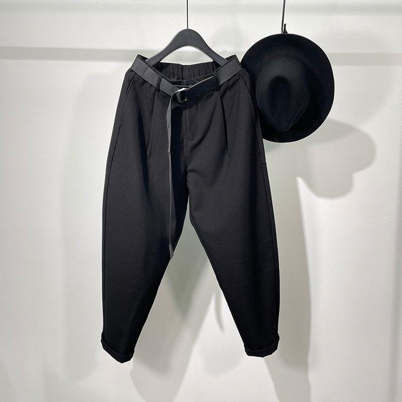 メンズ ファッション 服 男性用 シンプル かっこいい 大人 春コーデ ダーク クール シンプル カーゴ ジョガー パンツ ストリート スリミング パンツ