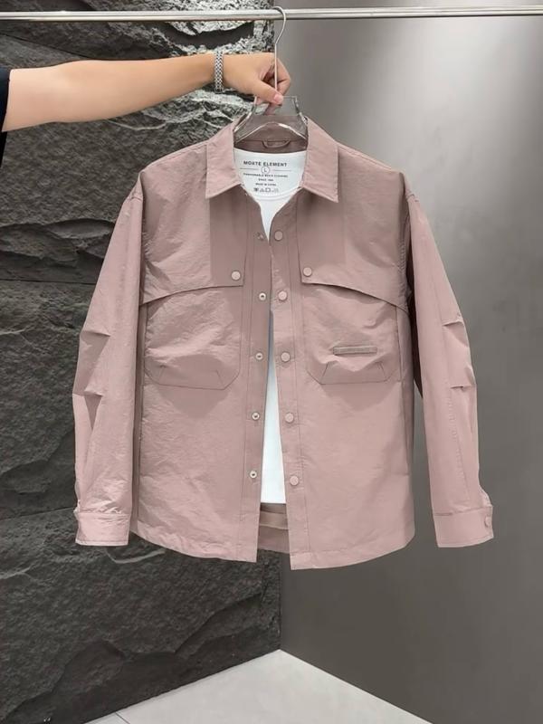 メンズ ファッション 服 男性用 シンプル かっこいい 大人 春コーデ アメリカン ジャケット ゆったり ワーク ウェア ジャケット