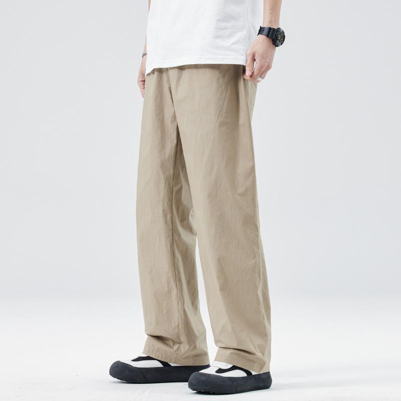 Rakuten - メンズ ファッション 服 男性用 シンプル かっこいい 大人 春コーデ ストレート レッグ カジュアル パンツ シンプル 速乾 ゆったり