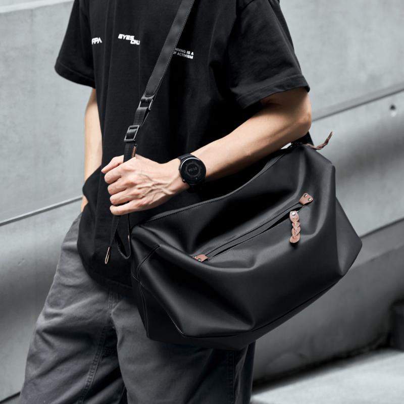 Men'S Bag - メンズ クロス ボディバッグ 機能的 サイクリング バック パック ワークウェア メッセンジャーバッグ カジュアル 通勤 14インチ 単品 ショルダー ラップ トップ バッグ