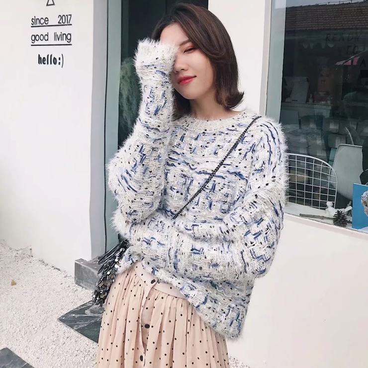 Rakuten - フェザータッチニット ■ ニット Knit トップス セーター Sweater