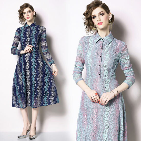 総レースエレガントドレス ■ パーティードレス ワンピース 結婚式 披露宴 卒業式 入学式 発表会 二次会 フォーマル 20代 30代 40代 大人 レディース...