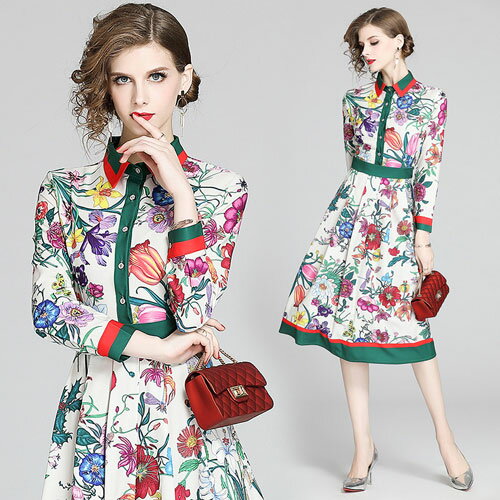 【3,573円クーポン利用で 9/15まで】 ボタニカルAラインワンピース ■ ワンピース 入園式 ワンピ 結婚式 二次会 入学式 大人 上品 卒業式 OL レ...