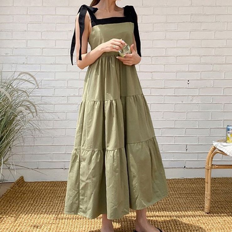 蝶ゆったりベルト付スクエアネックワンピース ■ ワンピース 結婚式 ワンピ 二次会 入学式 入園式 卒業式 大人 上品 OL レディース 春 夏 秋 冬