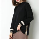 サイドボタンハーフネックニット ■ ニット Knit トップス セーター Sweater レディース 長袖 秋 冬