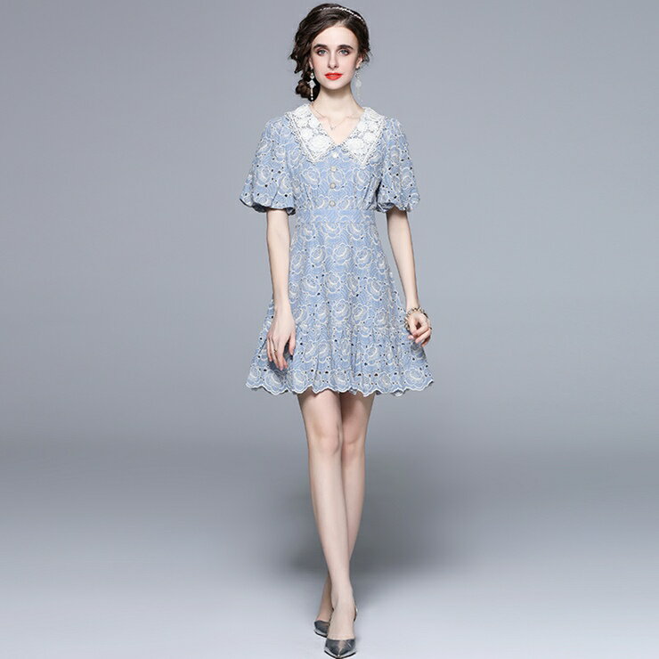 半袖ミニ丈ワンピース ■ ワンピース 結婚式 ワンピ 二次会 入学式 入園式 卒業式 大人 上品 OL レディース 春 夏 秋 冬