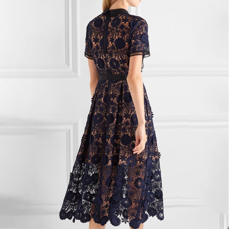 フローラルレース半袖ワンピース ■ パーティードレス 結婚式 フォーマル ワンピース フォーマル 卒業式 入学式 二次会 披露宴 発表会 大人 20代 30代 40代