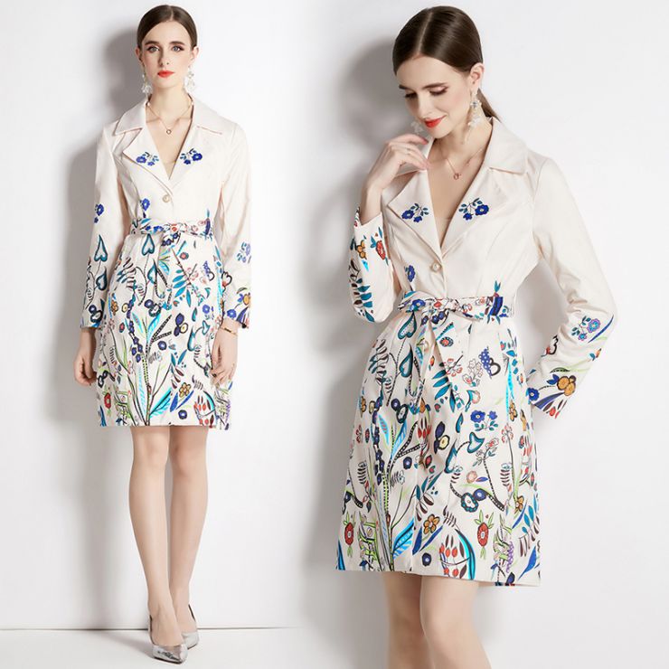 ボタニカルミニシャツワンピース ■ ワンピース 入園式 ワンピ 結婚式 二次会 入学式 大人 上品 卒業式 OL レディース 春 夏 秋 冬