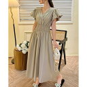 ボリュームスリーブカシュクールワンピース ■ ワンピース 入園式 ワンピ 結婚式 二次会 入学式 大人 上品 卒業式 OL