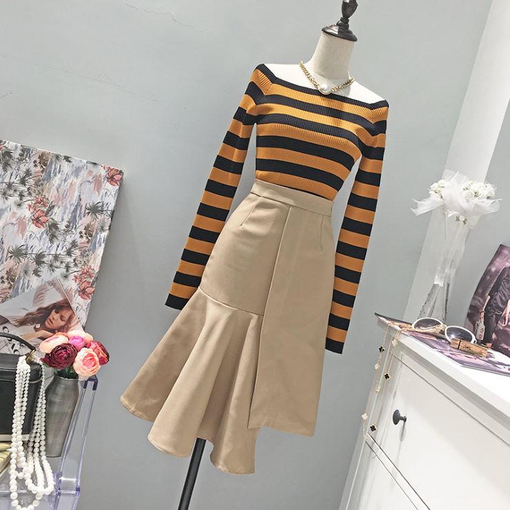 Rakuten - アシンメトリーフレアスカート ■ スカート すかーと Skirt スカート ミディアム 膝丈 ひざ丈 膝上 ひざ上 膝下 ひざ下