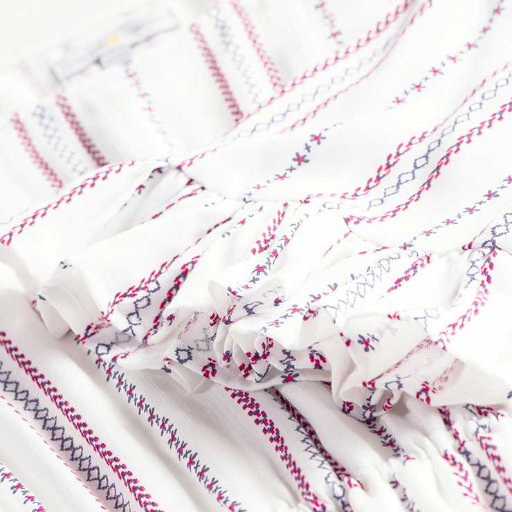 デイリーに着たい着心地抜群のアイテム☆エスニック調フレアワンピース■ワンピース結婚式ドレス結婚式二次会入園式卒業式大人上品入学式OLレディースミディアム丈5分袖?7分袖柄物春夏秋冬【8000円以上送料無料】