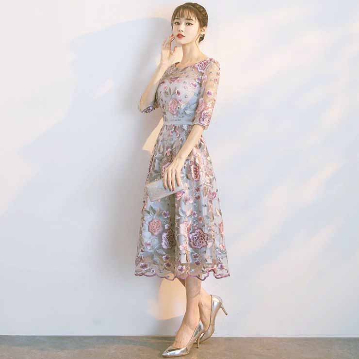 【6,282円クーポン利用で 9/15まで】 シースルー パーティードレス パーティドレス 結婚式 フォーマル ワンピース 卒業式 入学式 二次会 発表会 大人...