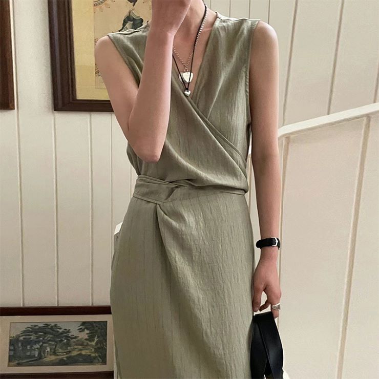 楽天市場】カシュクールワンピース ノースリーブの通販 楽天市場】カシュクールワンピース ノースリーブの通販