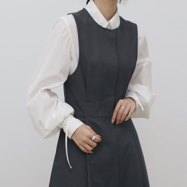 袖口リボンシャツブラウス ■ ブラウス シャツ セレブ オフィス blouse OL トップス 通勤 かわいい 大人 レディース 春 夏 秋 冬